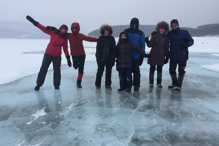 Brrrr...let's get outta here!