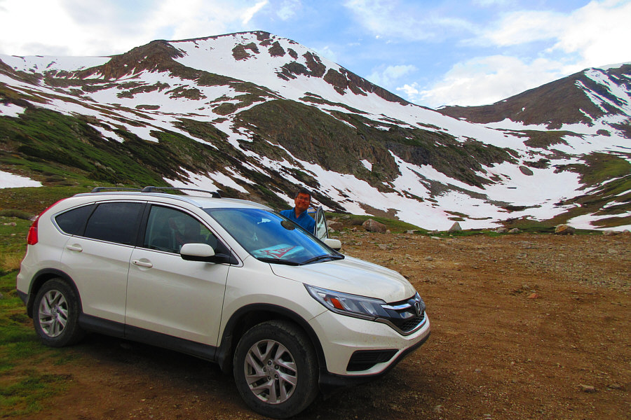 With all the snow, staying on route will be tricky especially in the dark!