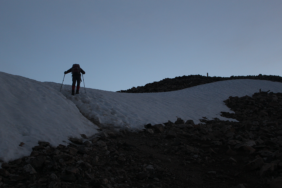 We had a few issues getting up here mostly in the dark.