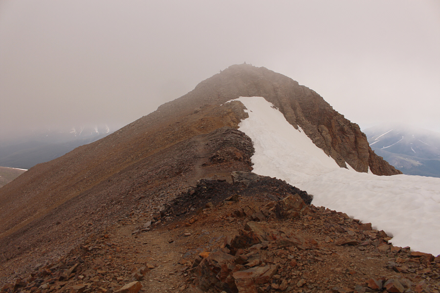 Fortunately, we didn't get rained on here.