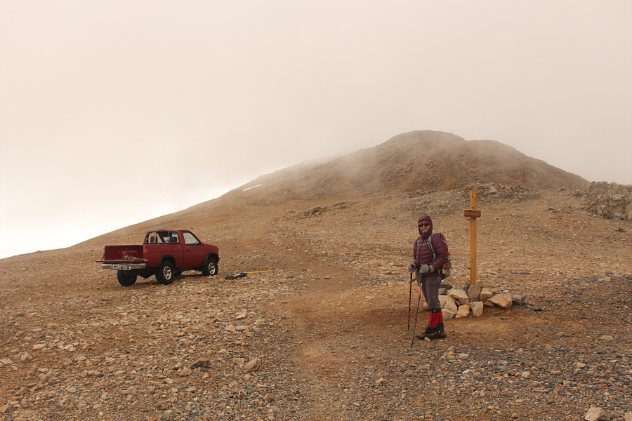 I would be most interested to learn about the story of this abandoned truck.