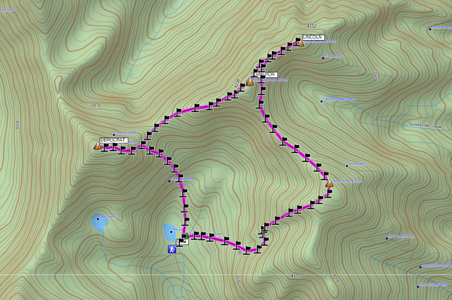 Too bad about the weather and my GPS batteries dying!