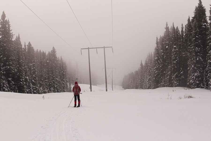 Nice downhill run for AT skis!