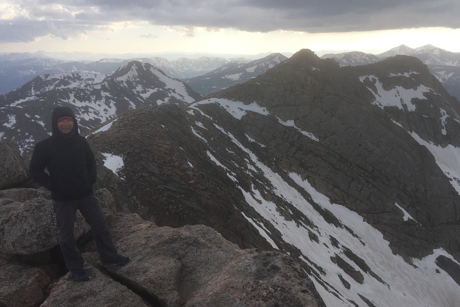 Despite clear skies to the west, these clouds above us just wouldn't budge!
