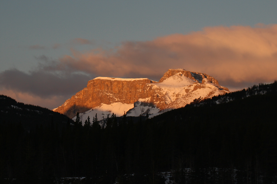 You can even spot the crux on Mount Remus!