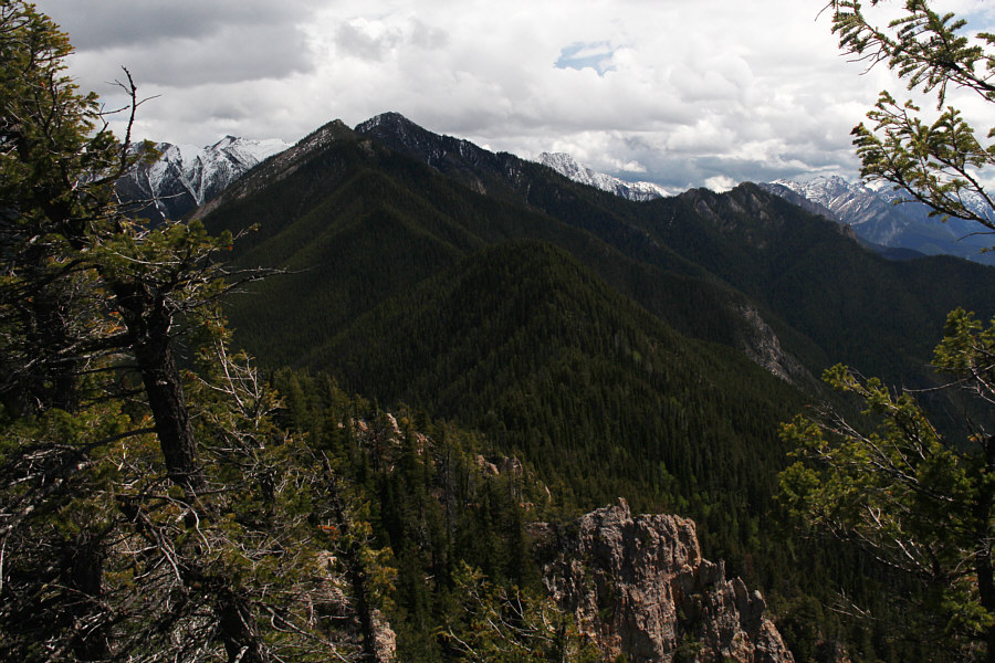We would climb Mount Tegart the next day but not from this ridge.