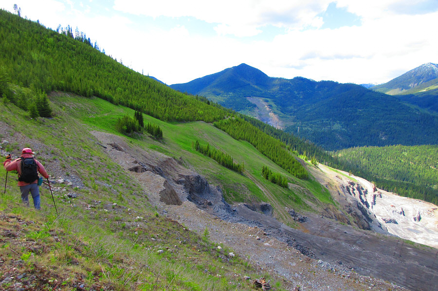 Still some steep and mildly exposed sections along the way...