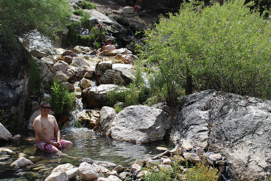 I look like a buddha with sunglasses!