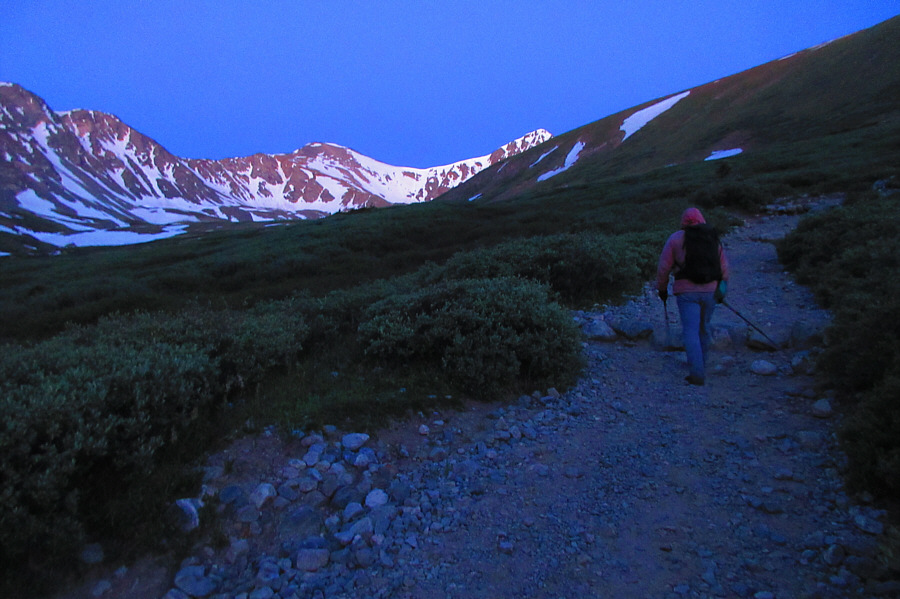Very scenic trail right from the start.