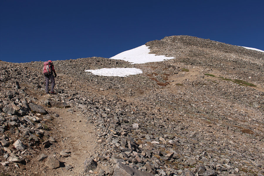 I was surprised that not more people were ascending via this route.