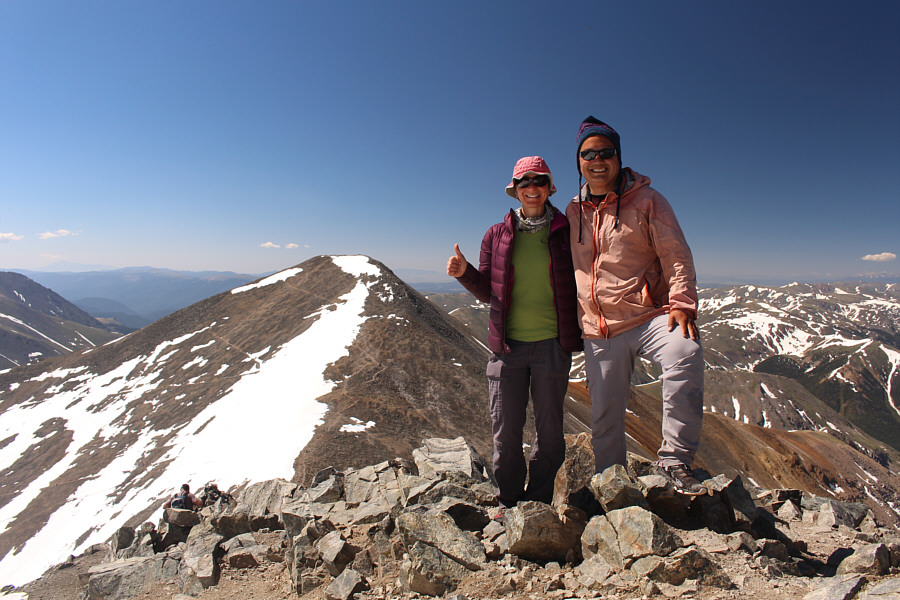 Torreys is supposed to be shorter than Grays by about 1 metre.