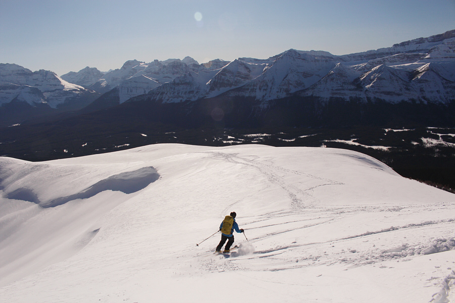 The skiing was good but not great.