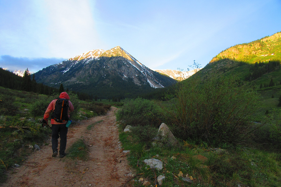 The walk to the trailhead was nicer than expected.