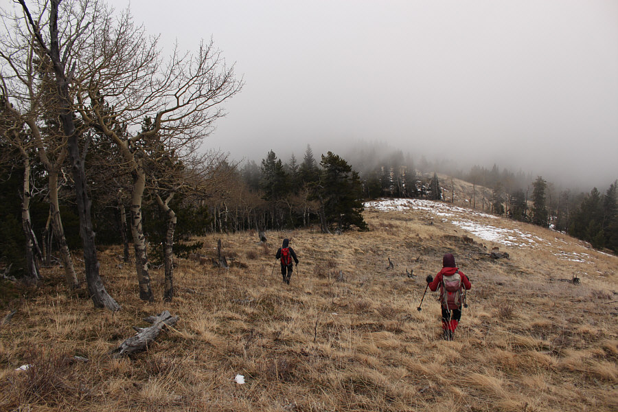 With a lot more snow here, this would be a great ski descent!