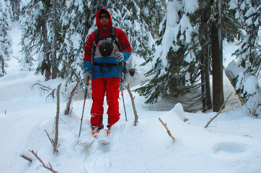 Somehow, I managed to NOT impale myself!