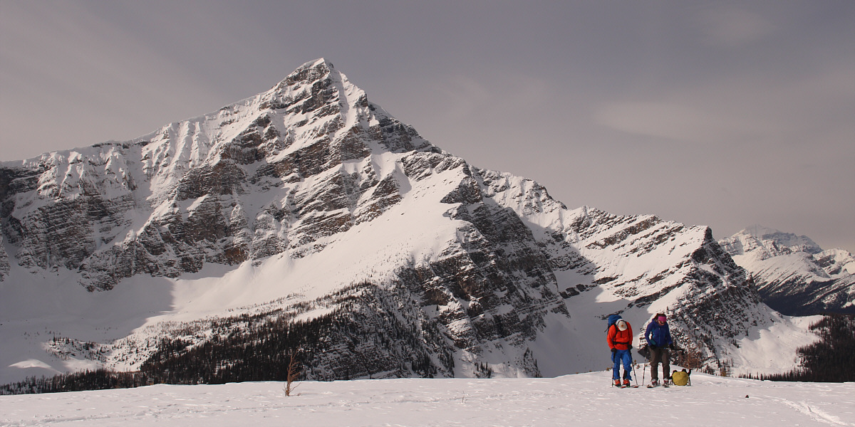 And that's Mount Temple in the distance at far right!