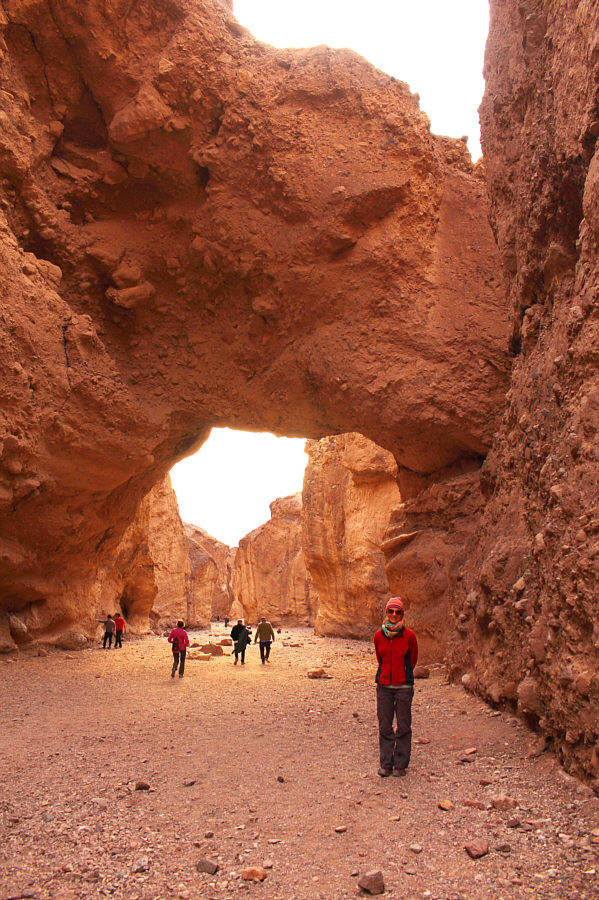Tempted fate by walking under massive rocks which will likely collapse someday? Check.