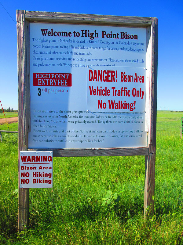 Sorry, Zosia. No hiking allowed here!