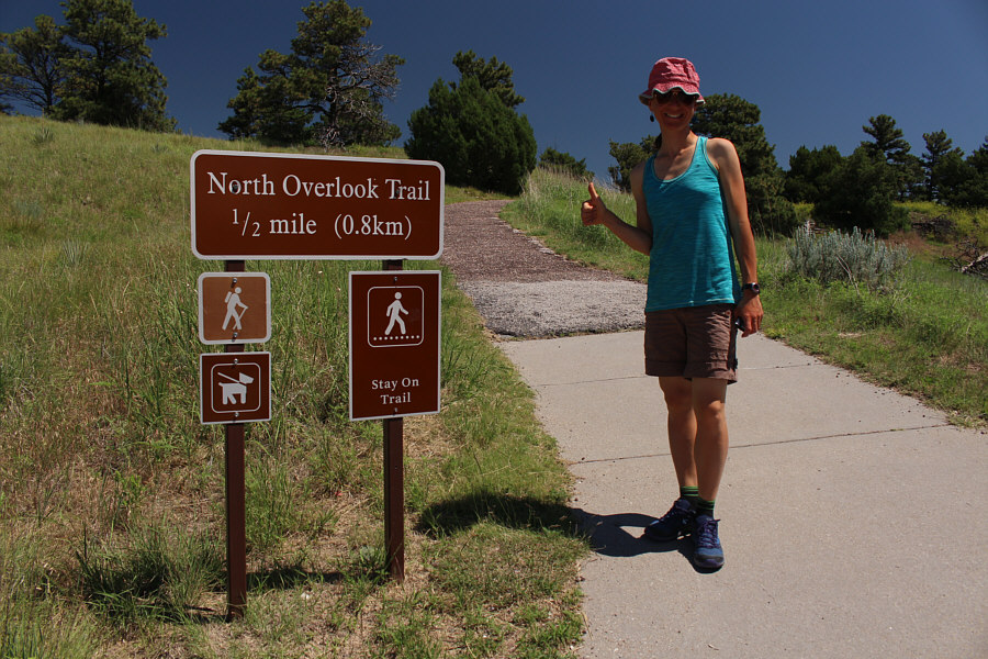 I think we can manage the 0.8 kilometres even in the heat!