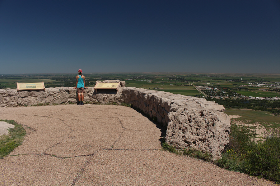 Look, I think I can see Saskatchewan from here!