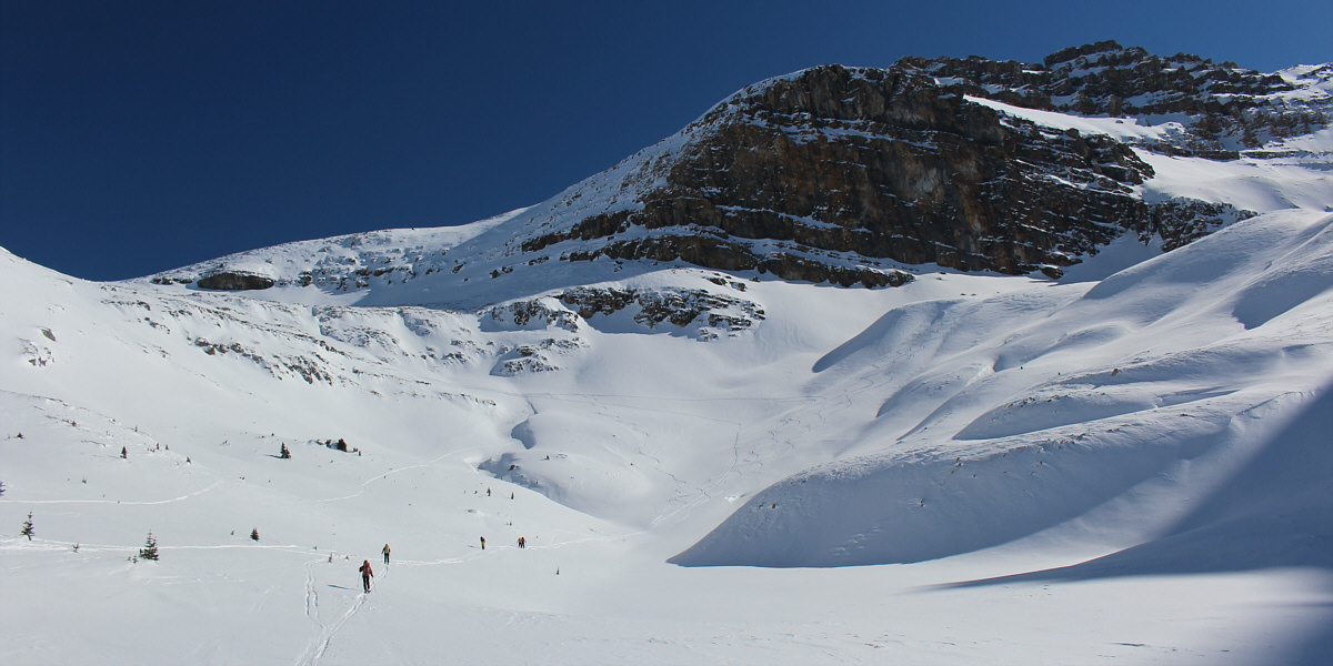 Looks like a few skiers have already been here recently...