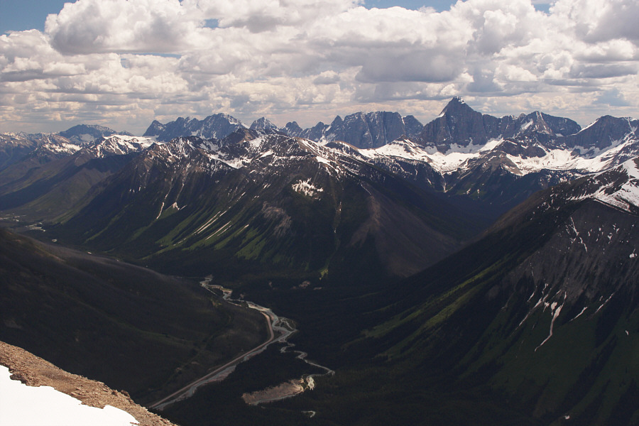 Numa Mountain at centre may be a more realistic objective in the near future...