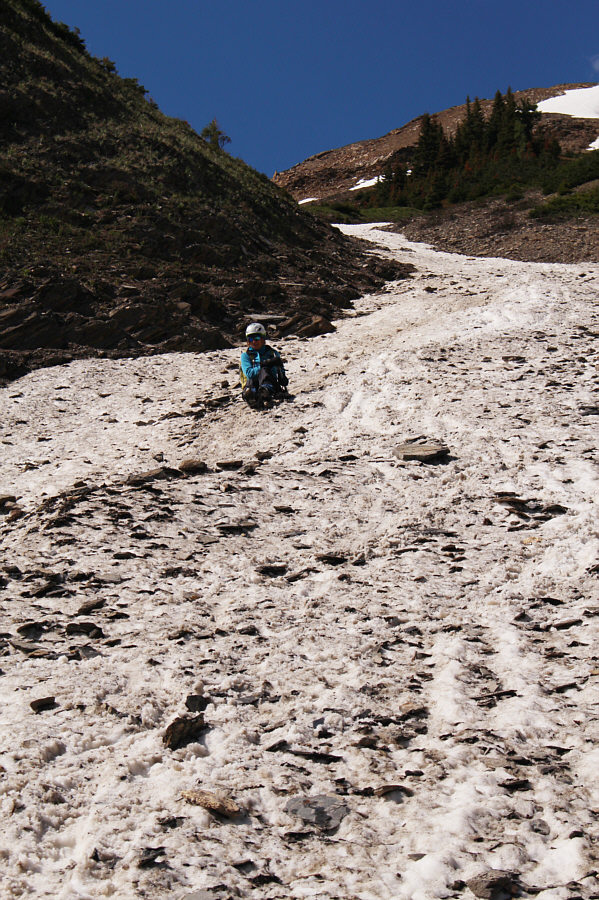 I've got a big bruise on my right butt cheek!