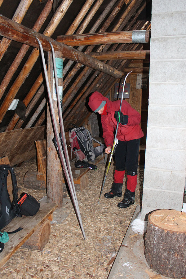 With a fire going in the wood stove, this would be a cozy place to hang out!