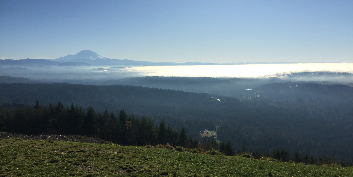 Totally worth the long climb through mostly viewless forest!