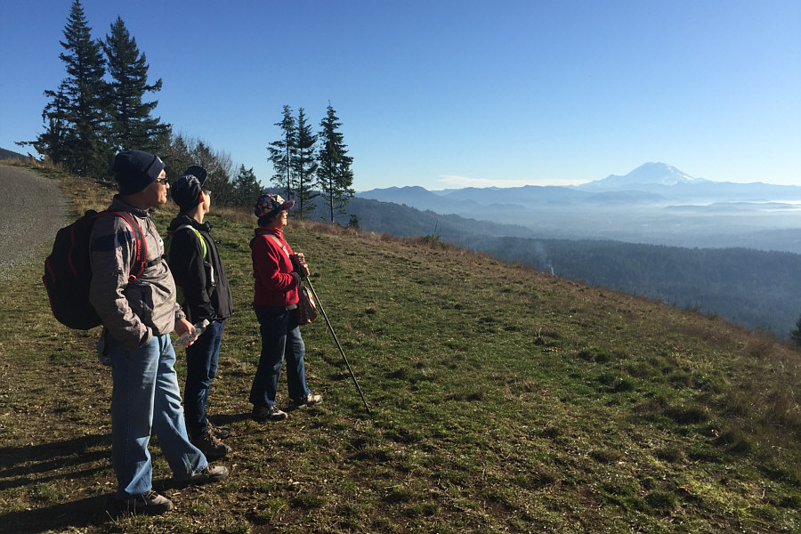 I never tire of seeing Mount Rainier on a clear day!