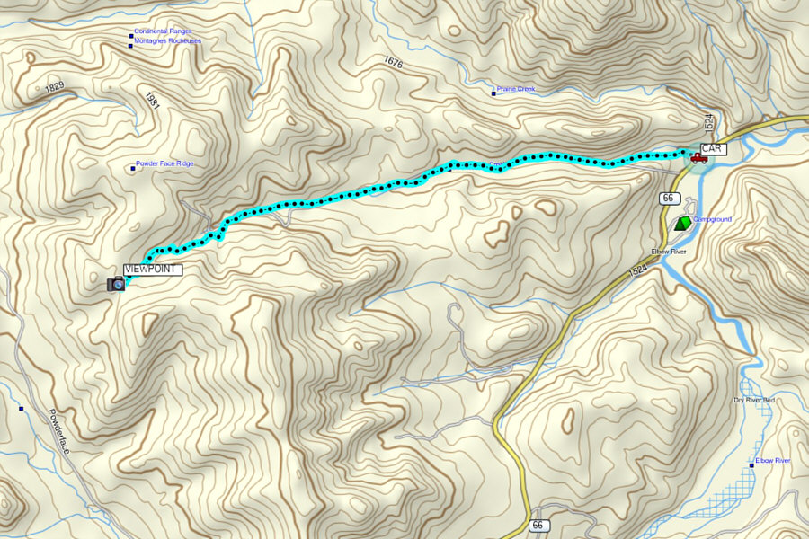 A challenging ski to the pass!