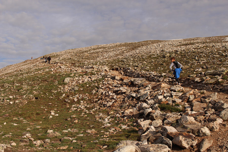 You're not likely to be alone on this trail!