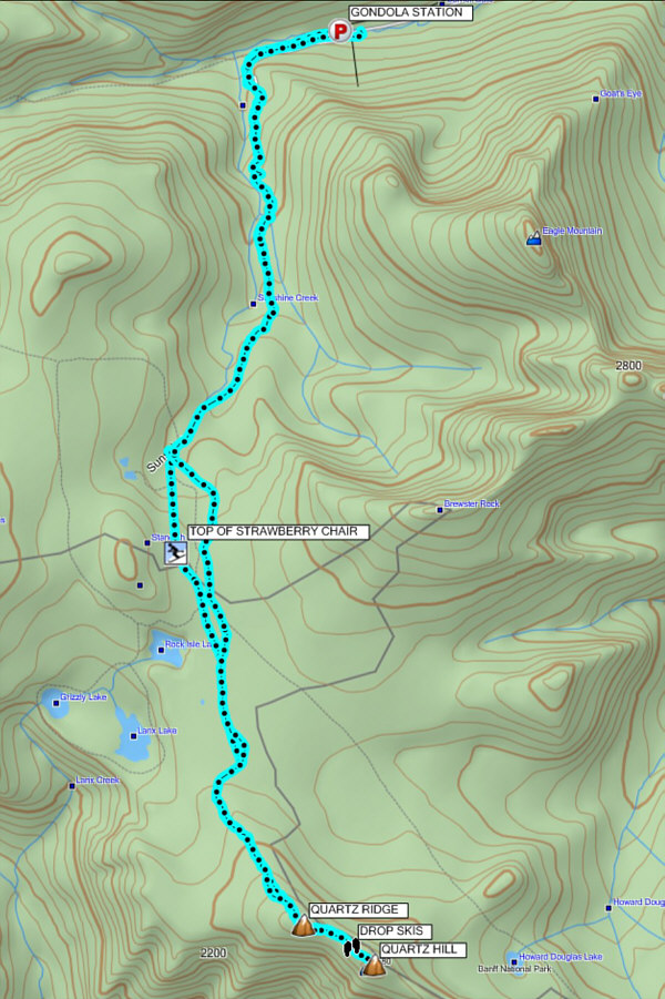 A much more serious endeavour than ascending Quartz Ridge.