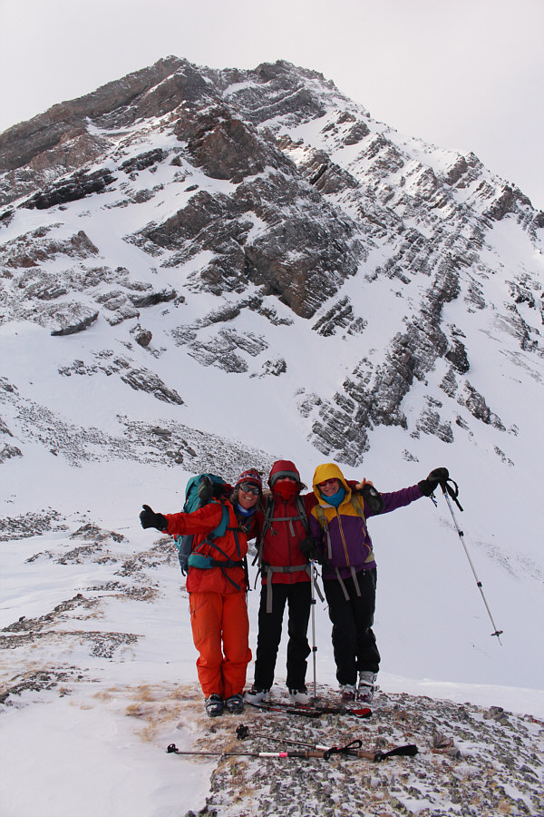 Zosia's covered face tells you that it's brutally cold here.