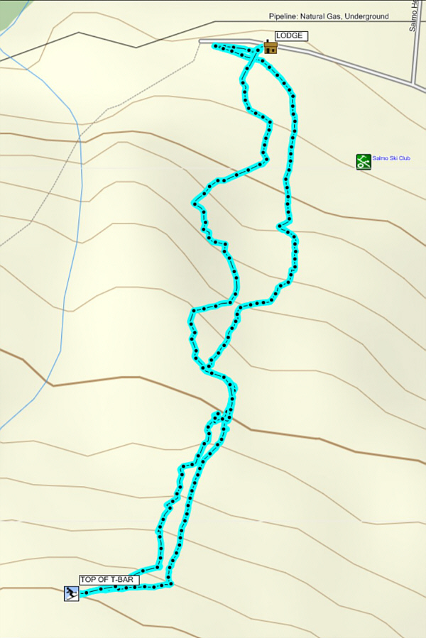 Worst ski of our road trip, but I would come back after a fresh dump of snow.