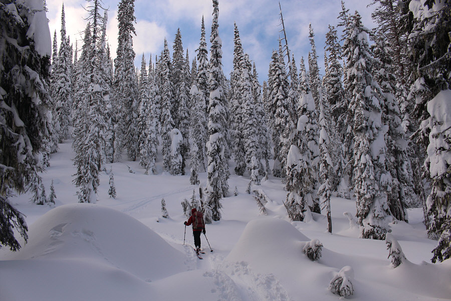 To get to Muffin North, we should actually be descending at this point!