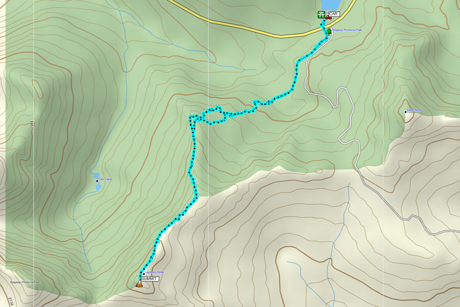 A wonderful accidental ski ascent!