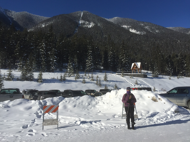 Temperatures were cold, but the sun made it feel much warmer.