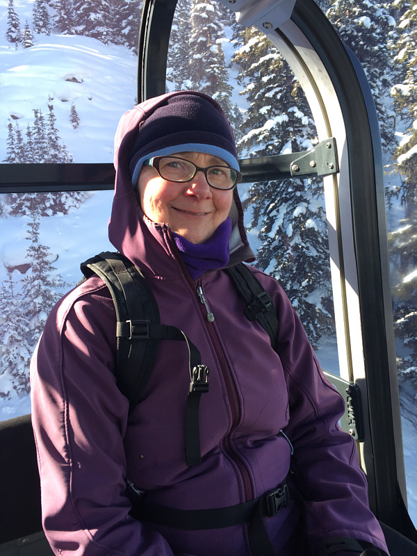 She doesn't even look air-sick!