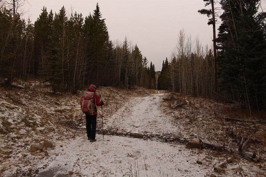 Still a little too thin for skiing!