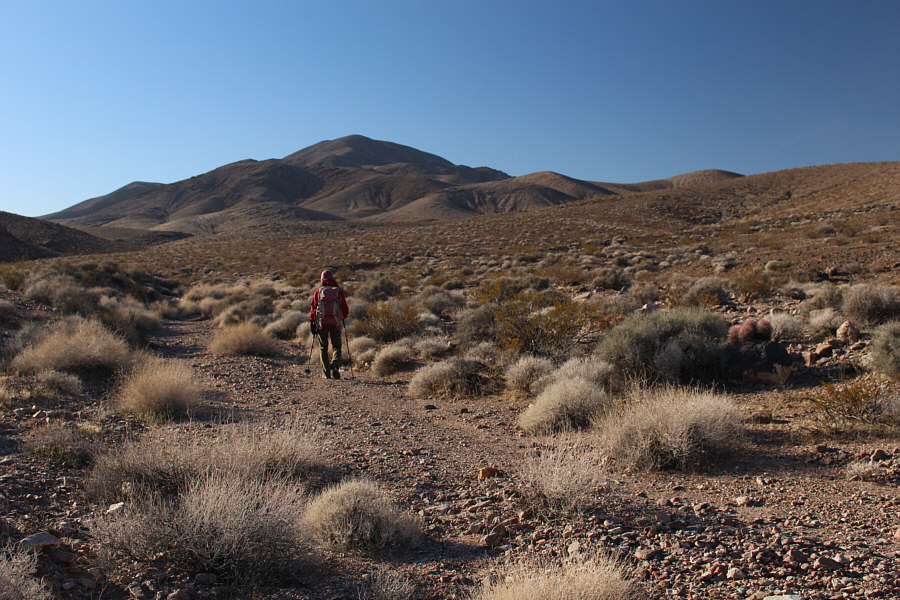 Much easier than hiking cross-country.