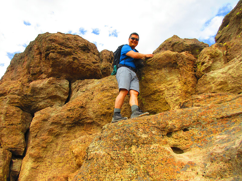 It feels weird scrambling after a long winter of skiing...