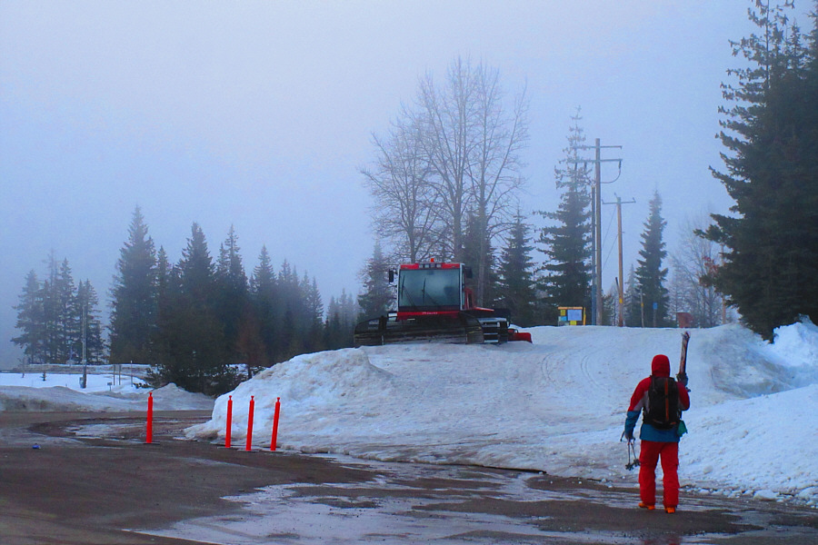 A gloomy start to the day...