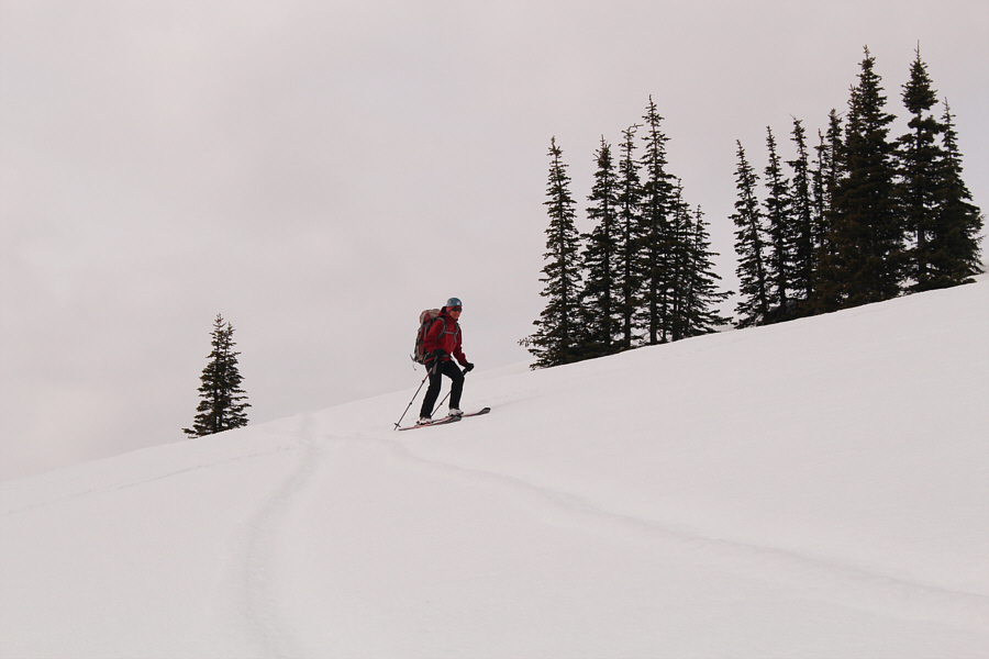 Snow conditions were great here!