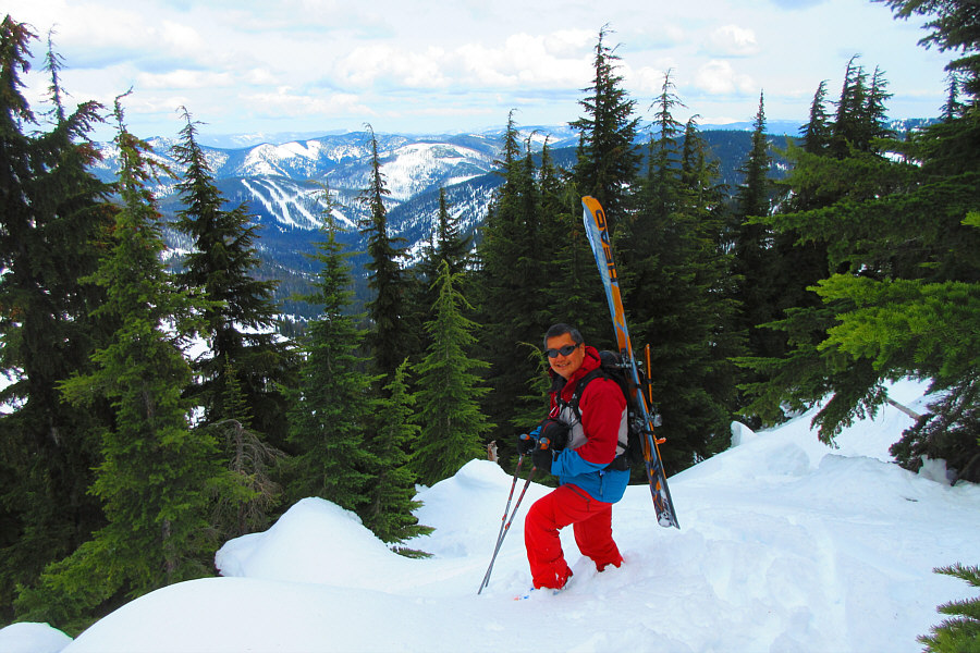 Luckily, the snow wasn't too deep!