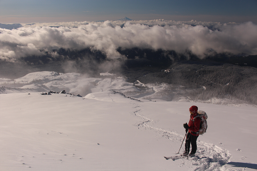 I'm already salivating over the mind-blowing ski descent later on...