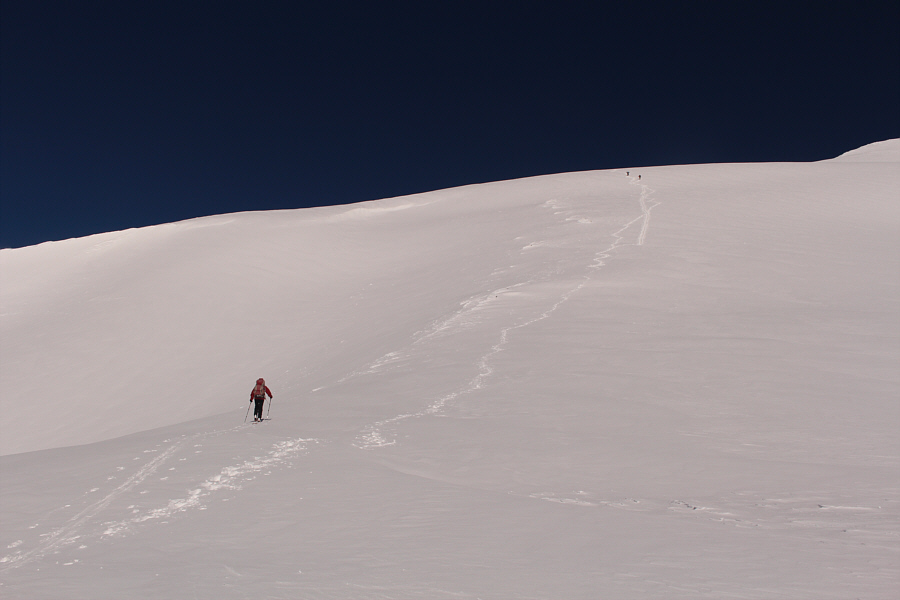 Much more steeper than it looks here!