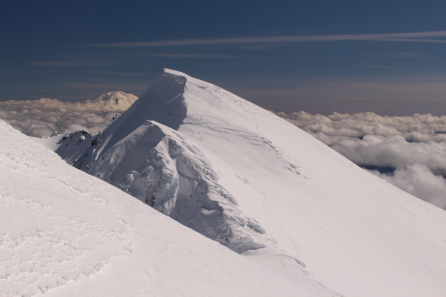 I noticed a few crazy people venturing right out onto the overhangning cornice!