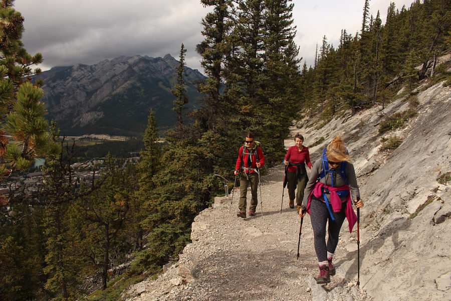 It's a good trail for socializing!
