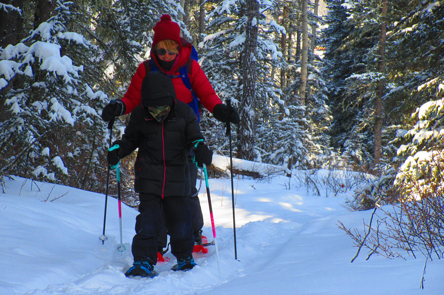 The kid looks a bit cold...